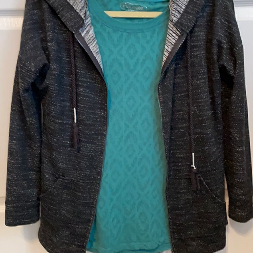 Maurice’s Green Long Sleeve Top - XS - Like New